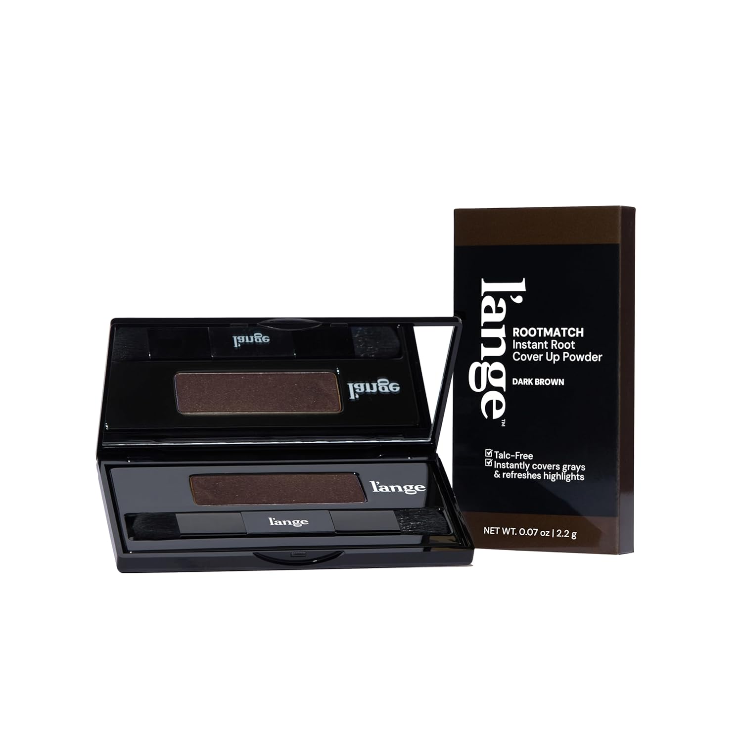 L'ANGE HAIR RootMatch Instant Root Cover Up Powder (Dark Brown) - Main image