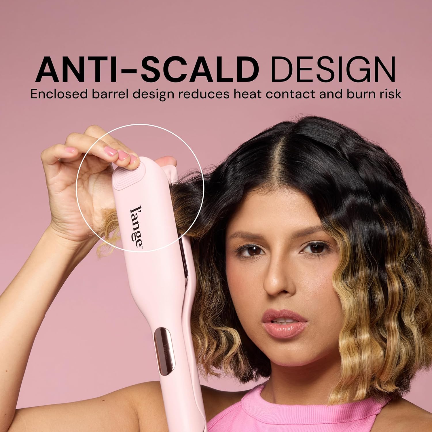 L'ANGE HAIR SculptWaver Titanium Deep Wave (Blush - Small) - View 5