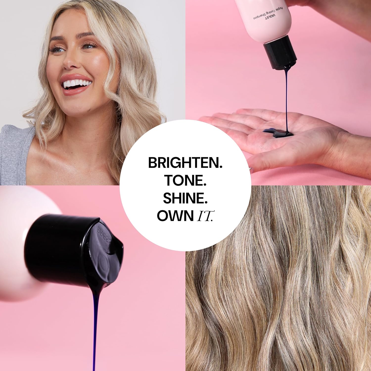 L'ANGE HAIR Violet Purple Toning Shampoo (All Hair Types) - View 5