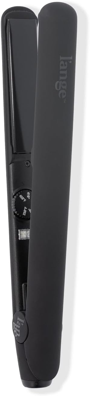 L'ANGE HAIR Le Ceramique 1-Pass Flat Iron Hair Straightener (Black)