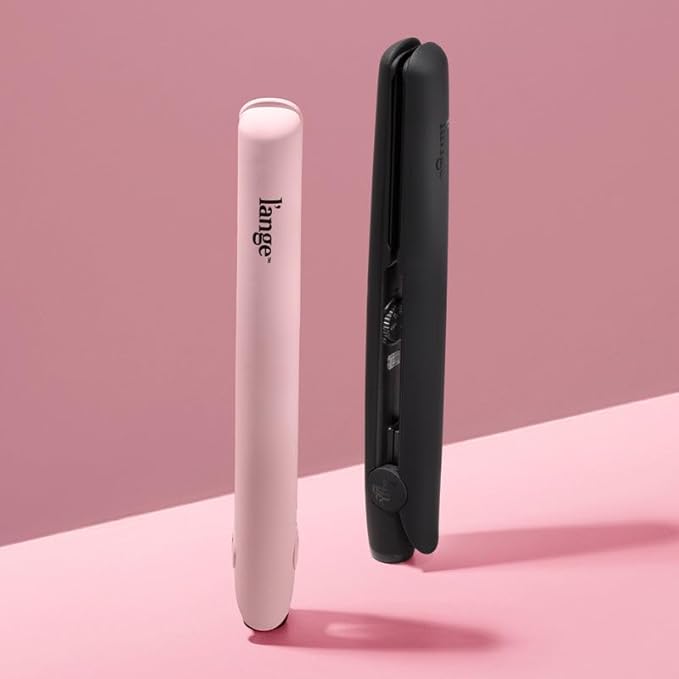L'ANGE HAIR Le Ceramique 1-Pass Flat Iron Hair Straightener (Blush) - View 4